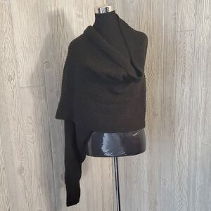 Miss Me Black Women's Shaw Style Sweater